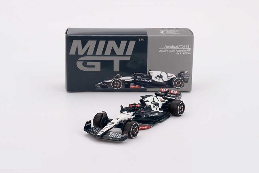 Mini GT 1/64 727 AlphaTauri AT04 Nyck de Vries 2023 F1 2023 Australian GP