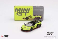 Mini GT 1/64 887 Lamborghini Aventador SVJ 63 Roadster Verde Shock