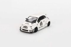 Mini GT 1/64 809 LB-WORKS x Abas Works ABARTH 595 Gara White