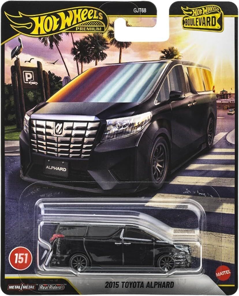 Hot Wheels Premium 1/64 - Boulevard #151 - 2015 Toyota Alphard - JHW20