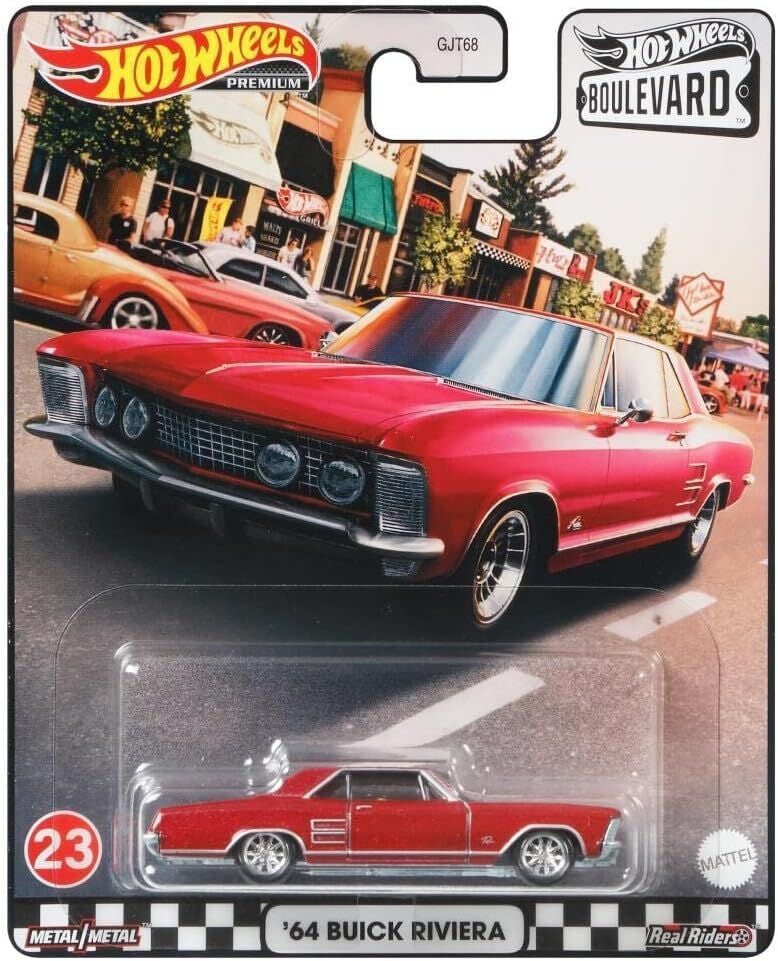 Hot Wheels Premium 1/64 - Boulevard #23 - '64 Buick Riviera - GRL95