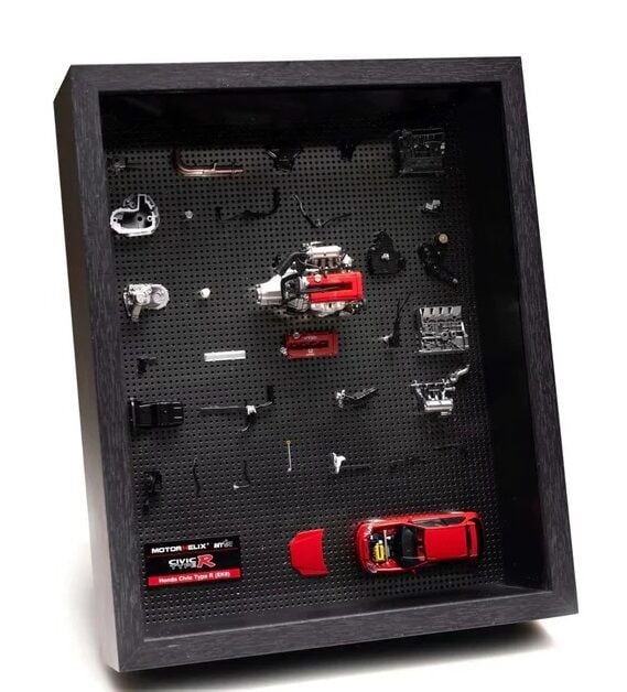 MotorHelix 1/64 Honda Civic Type R EK9 + 1/18 B Series Engine BOM | THE MODEL CAR SHOW 2025 TMCS