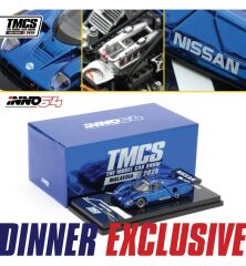 Inno 64 Models Nissan R89C Chrome Blue TMCS Event Dinner Car