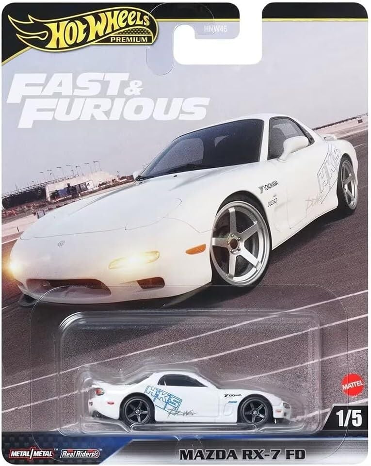 Hot Wheels Premium 1/64 - F&F - Mazda RX-7 FD - JBL93