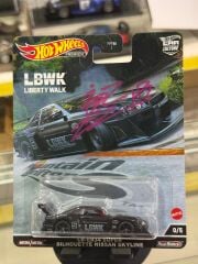 Hot Wheels Premium 1/64 - Mountain Drifters Chase 0/5 - LB-ER34 Super Silhouette Nissan Skyline Wataru Kato İmzalı