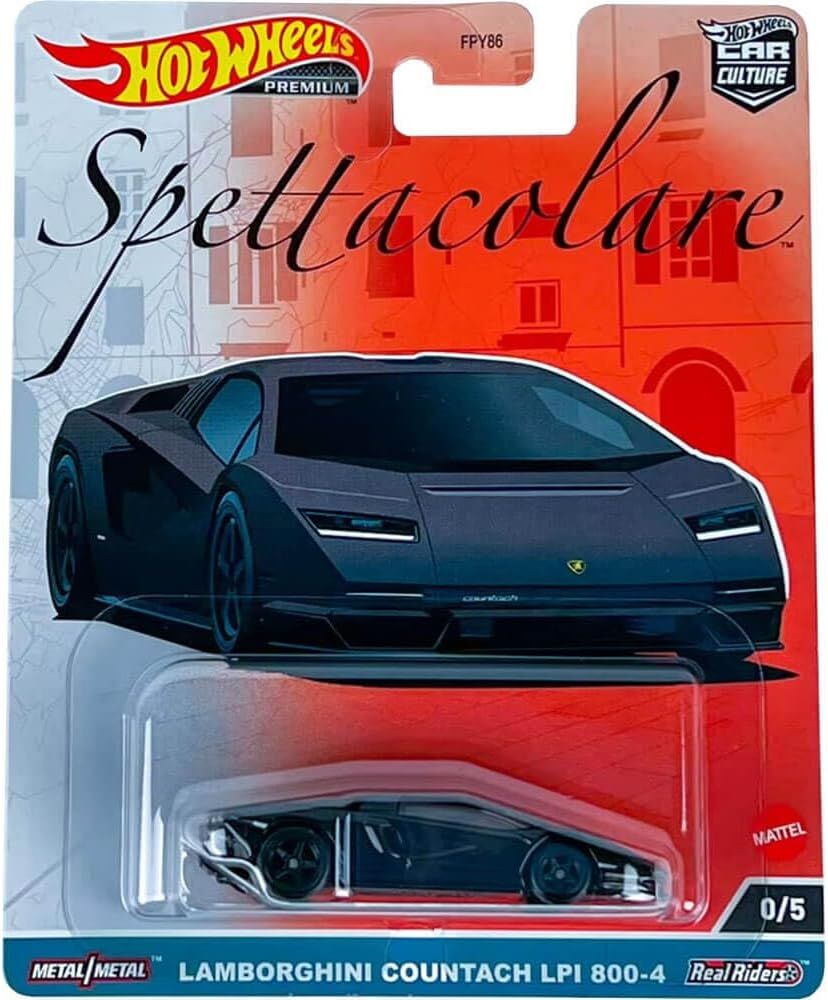 Hot Wheels Premium 1/64 - Spettacolare Chase 0/5 - Lamborghini Countach LPI 800-4