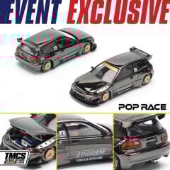 Pop Race 1/64 Pandem Civic EG6 TMCS Malaysia 2025 Event Edition PR64-208