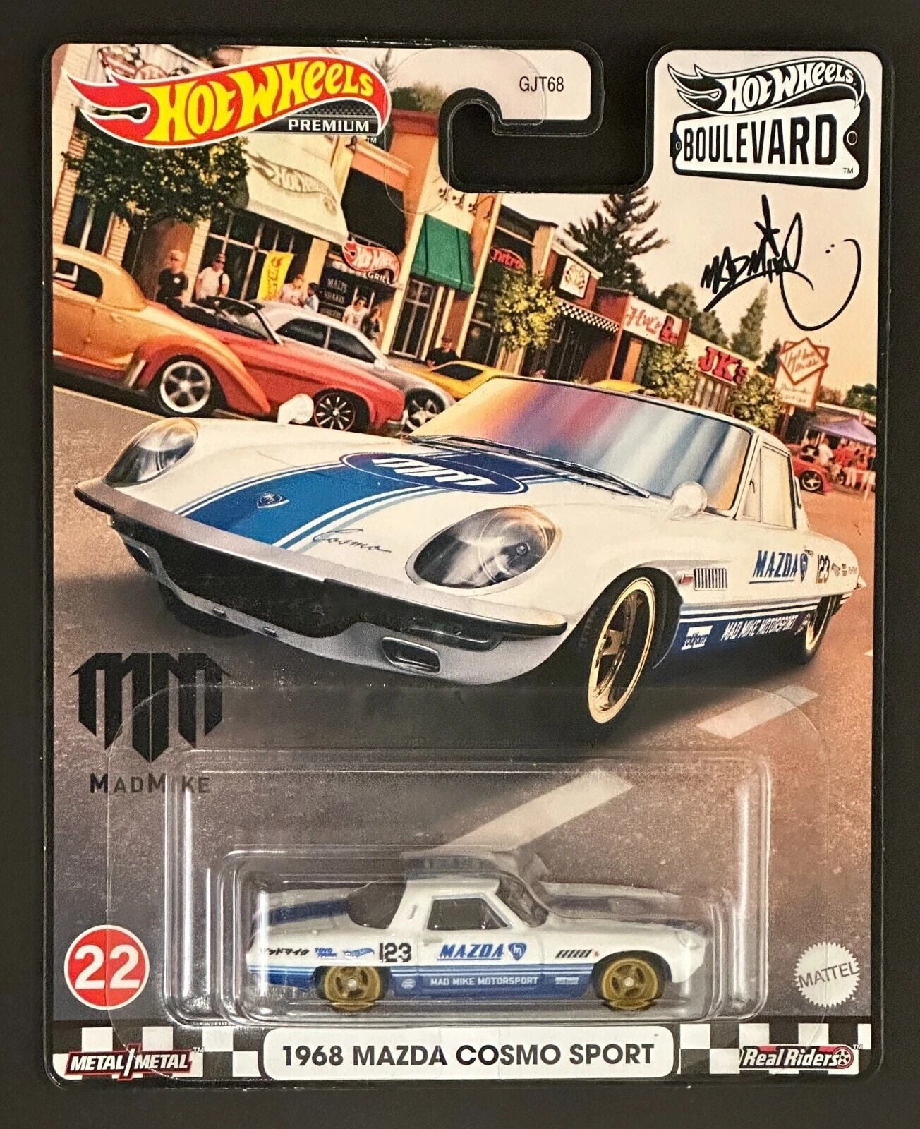 Hot Wheels Premium 1/64 - Boulevard #22 - 1968 Mazda Cosmo Sport - GRM00