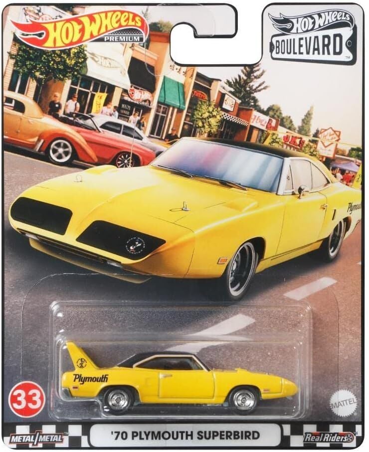 Hot Wheels Premium 1/64 - Boulevard #33 - '70 Plymouth Superbird - GRM06