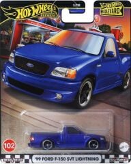 Hot Wheels Premium 1/64 - Boulevard #102 - '99 Ford F-150 SVT Ligtning - HRT60