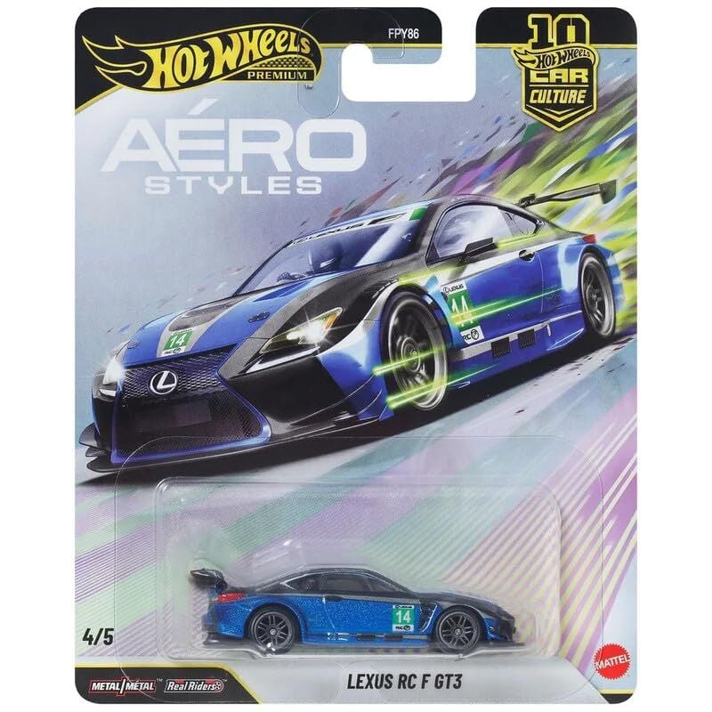 Hot Wheels Premium 1/64 - Aero Styles 4/5 - Lexus RC F GT3 - JKF35