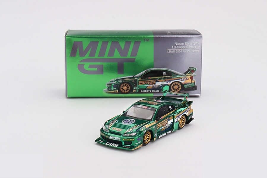 Mini GT 1/64 858 Nissan LB-Super Silhouette S15 SILVIA LBWK 2024 Fausto Racing