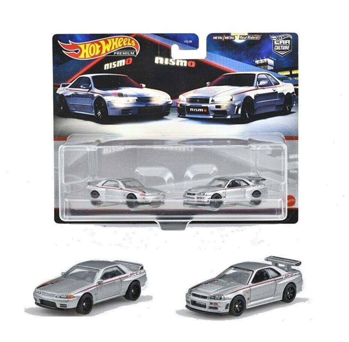 Hot Wheels 2 li Premıum Nissan Skyline GT-R (BNR32) / Nissan Skyline GT-R (BNR34) HCY75 2021 M.