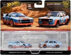 Hot Wheels 2 li Premıum Lancia Rally 037 / Fiat 131 Abarth HRR81 2021 M.