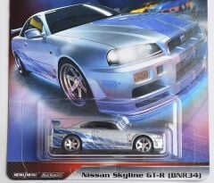 Hot Wheels Premium F&F Fast Imports Nissan Skyline GT-R (BNR34) GBW78