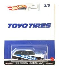 Hot Wheels Premium Toyo Tires '69 Nissan Skyline Van HKD06