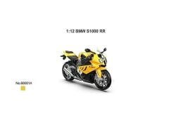 Diecast Toyblox MSZ (Metal Speed Zone) 1/12 - BMW S1000 RR Sarı - 68001A