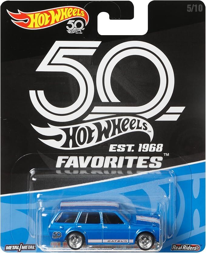 Hot Wheels Premium 50. Yıl Özel -  'Datsun Bluebird 510 Wagon 5/10 FLF36