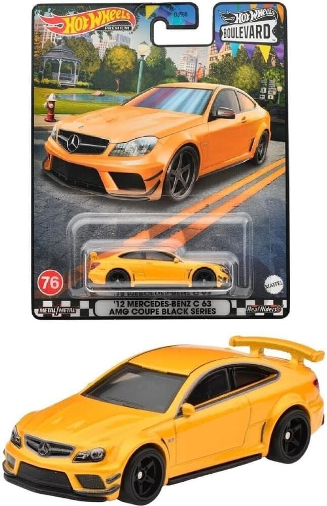 Hot Wheels Premium Boulevard ''76'' - '12 Mercedes-Benz C 63 AMG Coupe Black Series HKF23