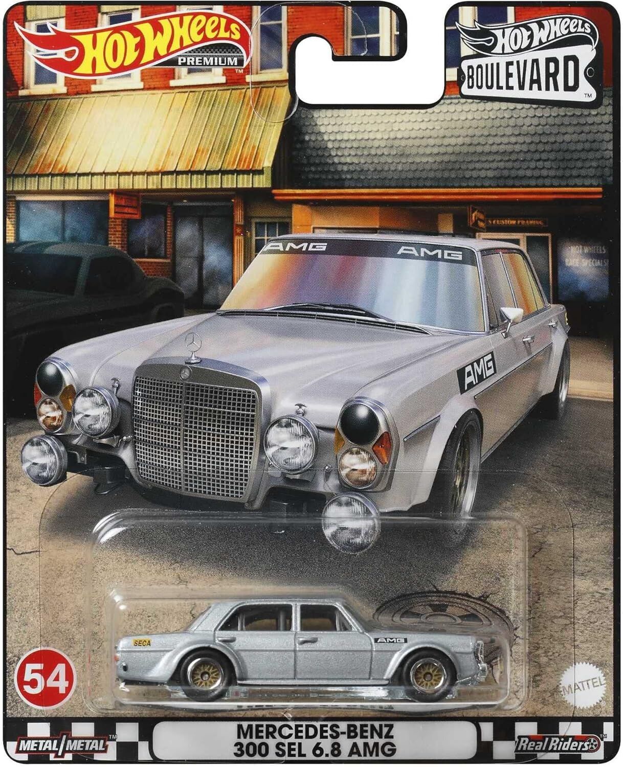 Hot Wheels Premium Boulevard ''54'' - Mercedes-Benz 300 SEL 6.8 AMG HCR14