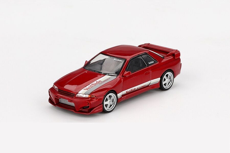 Mini GT 1/64 987 Nissan Skyline GT-R (R32) VeilSide Combat C-I Gem Red - Blister Paket