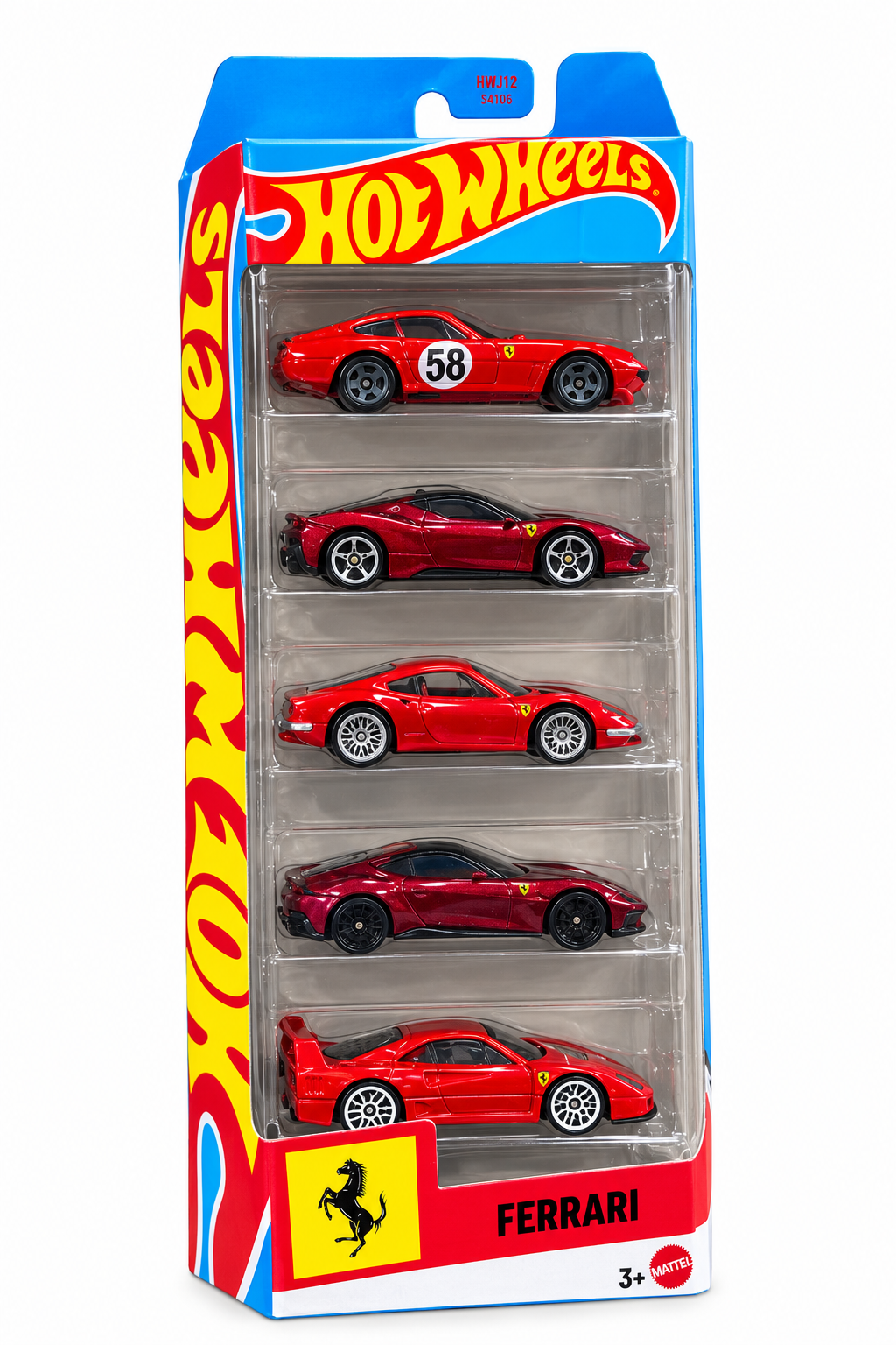 HotWheels Regular 5li Ferrari Seti