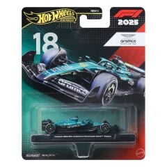 Hot Wheels Premium 1/64 - 2025 Formula 1 - #18 Aston Martin Aramco Formula One Team - JKD87
