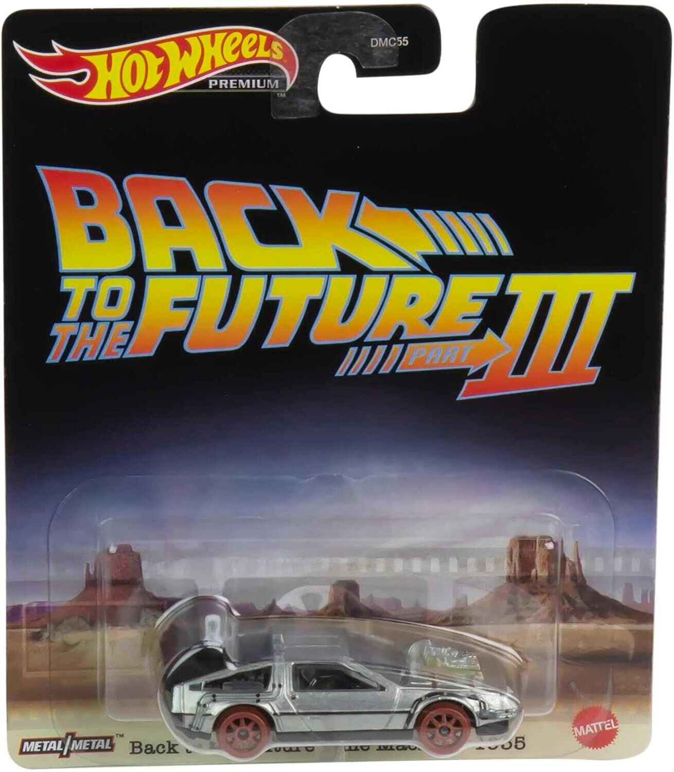Hot Wheels Premium Back To The Future Part III - Back to the Future Time Machine - 1955 HCP22