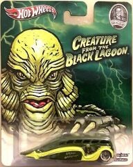 Hot Wheels Premium Monsters - Creature From The Black Lagoon - Low Flow X8348
