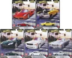 Hot Wheels Premium 1/64 - Boulevard #156 - #160 5li Set - GJT68