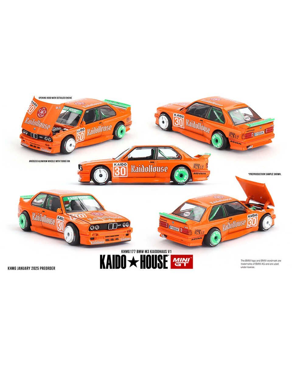 Mini GT x Kaido 1/64 //177 BMW M3 KaidoHause V1