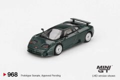 Mini GT 1/64 968 Bugatti EB110 GT Verde Scuro