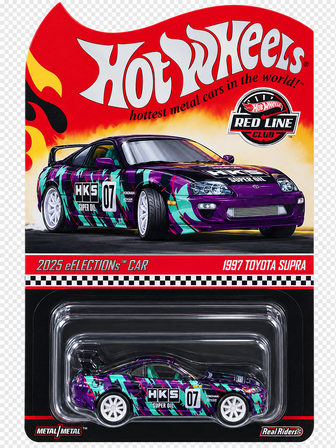 Hot Wheels Premium 1/64 - RLC Exclusive sELECTIONs 1997 Toyota Supra