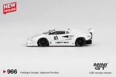 Mini GT 1/64 966 Lamborghini Countach LB-WORKS White 2024 Tokyo Auto Salon
