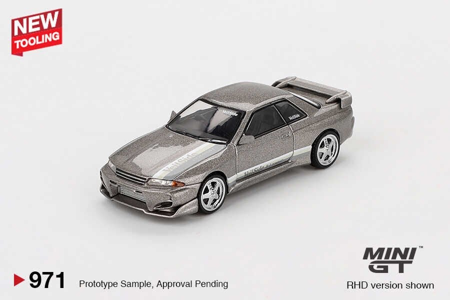 Mini GT 1/64 971 Nissan Skyline GT-R(R32) Veilside Combat C-I Veilside Combat Grey