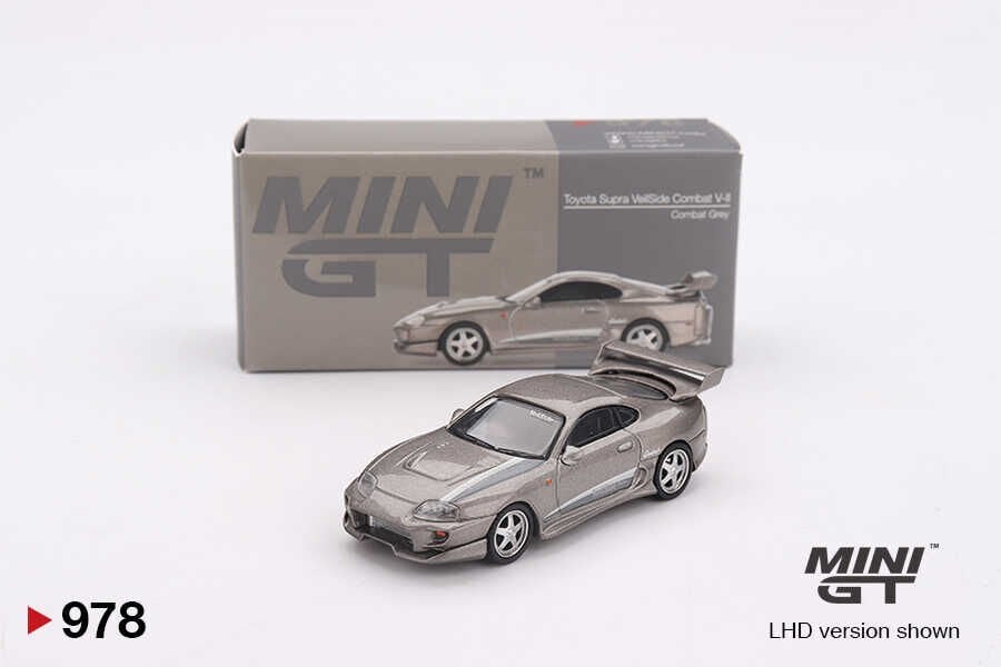 Mini GT 1/64 978 Toyota Supra VeilSide Combat V-II Combat Grey