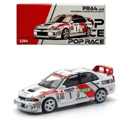 Pop Race 1/64 Mitsubishi Lancer Evolution IV Winner, Rally De Catalunya 1997 PR64-165