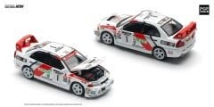 Pop Race 1/64 Mitsubishi Lancer Evolution IV Winner, Rally De Catalunya 1997 PR64-165