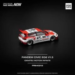 Pop Race 1/64 Pandem Civic EG6 V1.5 Idemitsu Motion Infinite PR64-212