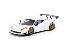 Tarmac Works X iXO Models 1/64 Ferrari 458 Italia GT3 White - ROAD64