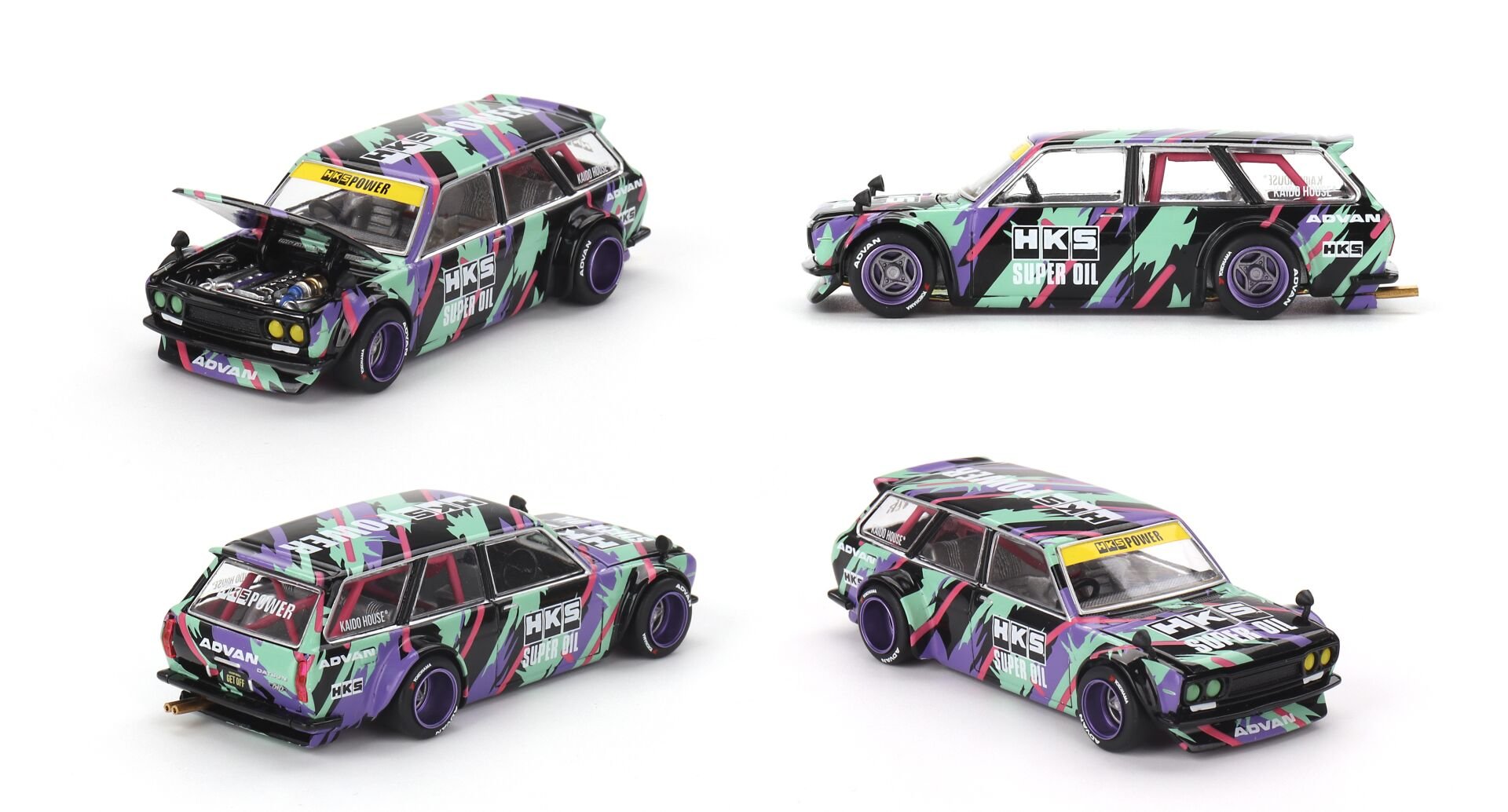 Mini GT 1/64 Datsun 144''KAIDO 510 Wagon'' HKS V1