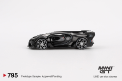 Mini GT 795 Bugatti Vision Gran Turismo Black 1/64