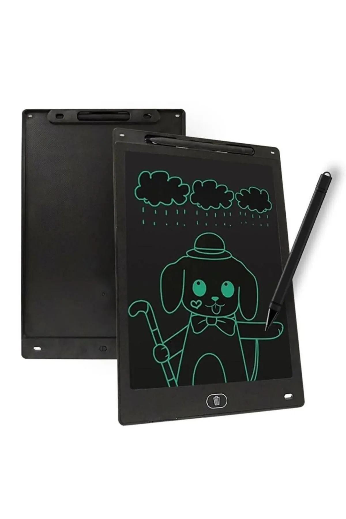 12'' Blic Siyah Büyük Boy Dijital Çocuk Yazı Tahtası Grafik Çizim Tableti