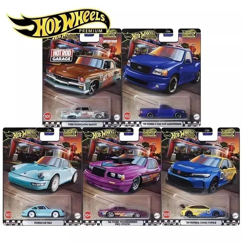 Hot Wheels Premium Boulevard 101-105 5 li Set
