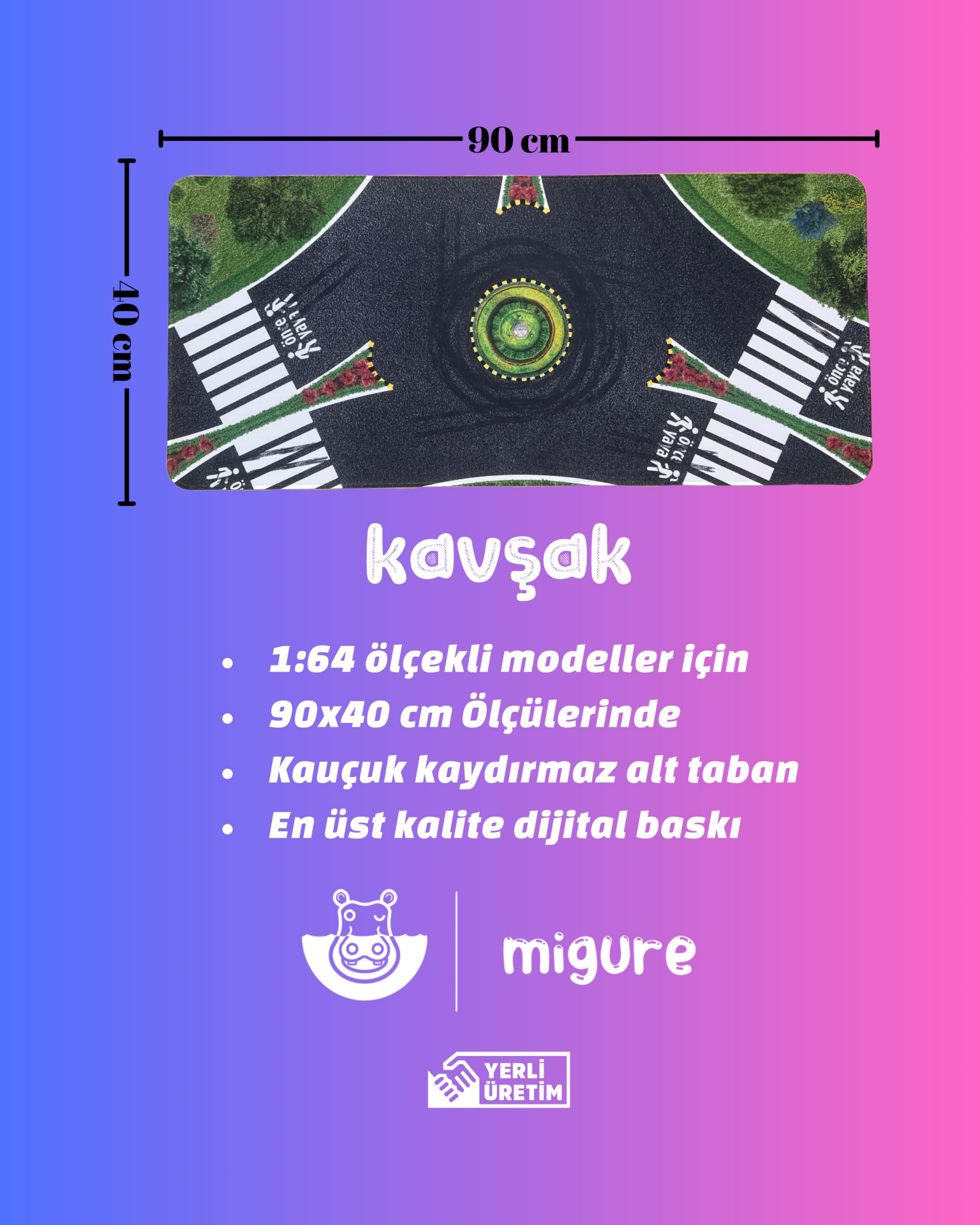 Diorama Mause Pad - Kavşak Pad