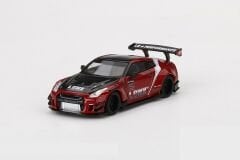 Mini GT 1/64 345 LB★WORKS Nissan GT-R R35 Type 2, Rear Wing ver 3 , LB Work Livery 2.0 Red