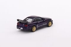 Mini GT 1/64 616 Nissan Skyline GT-R (R34) Tommykaira R-z Midnight Purple