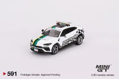 Mini GT 1/64 591 Lamborghini Urus - 2022 Macau GP Offical Safety Car