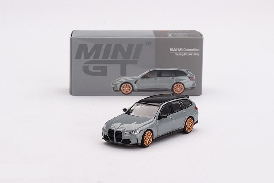 Mini GT 1/64 864 BMW M3 Competition Touring Brooklyn Grey