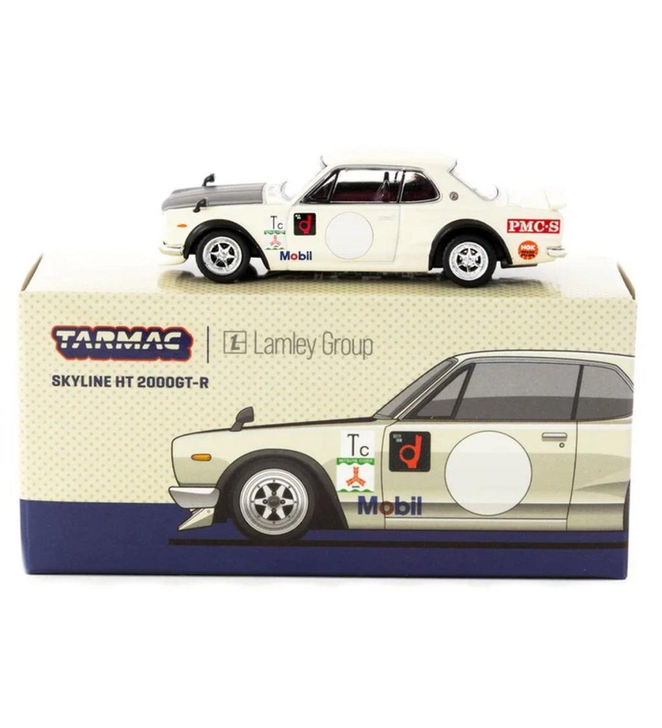NISSAN SKYLINE 2000 GT-R  RHD SILVER 1/64  TARMAC WORKS